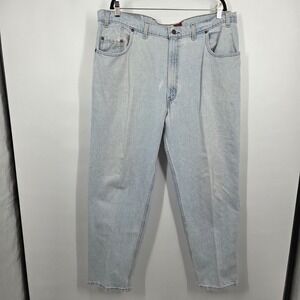 VTG Levis 560 Mens Loose Fit Tapered Leg Light Wash Blue 44x32 USA Baggy Skater